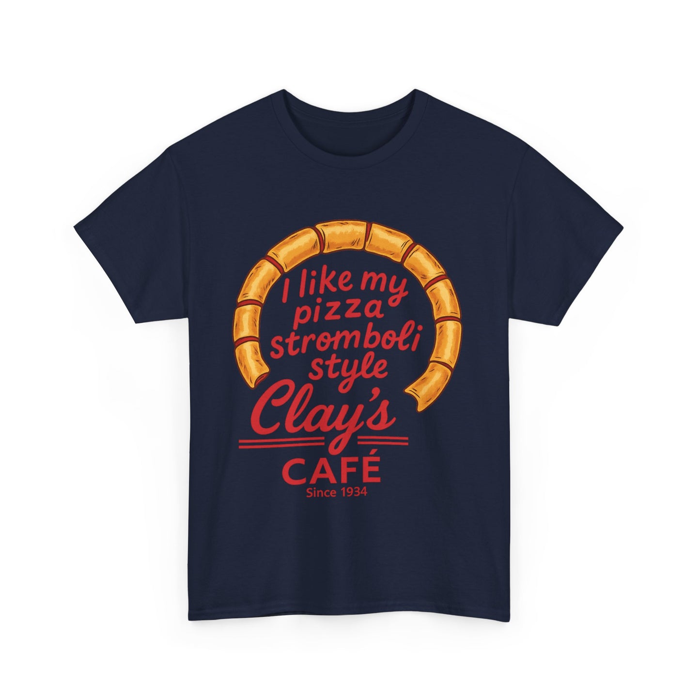 Pizza Lover's Tee - I Like My Pizza Stromboli Style, Foodie Gift, Casual Wear, Restaurant Merch, Fun T-Shirt