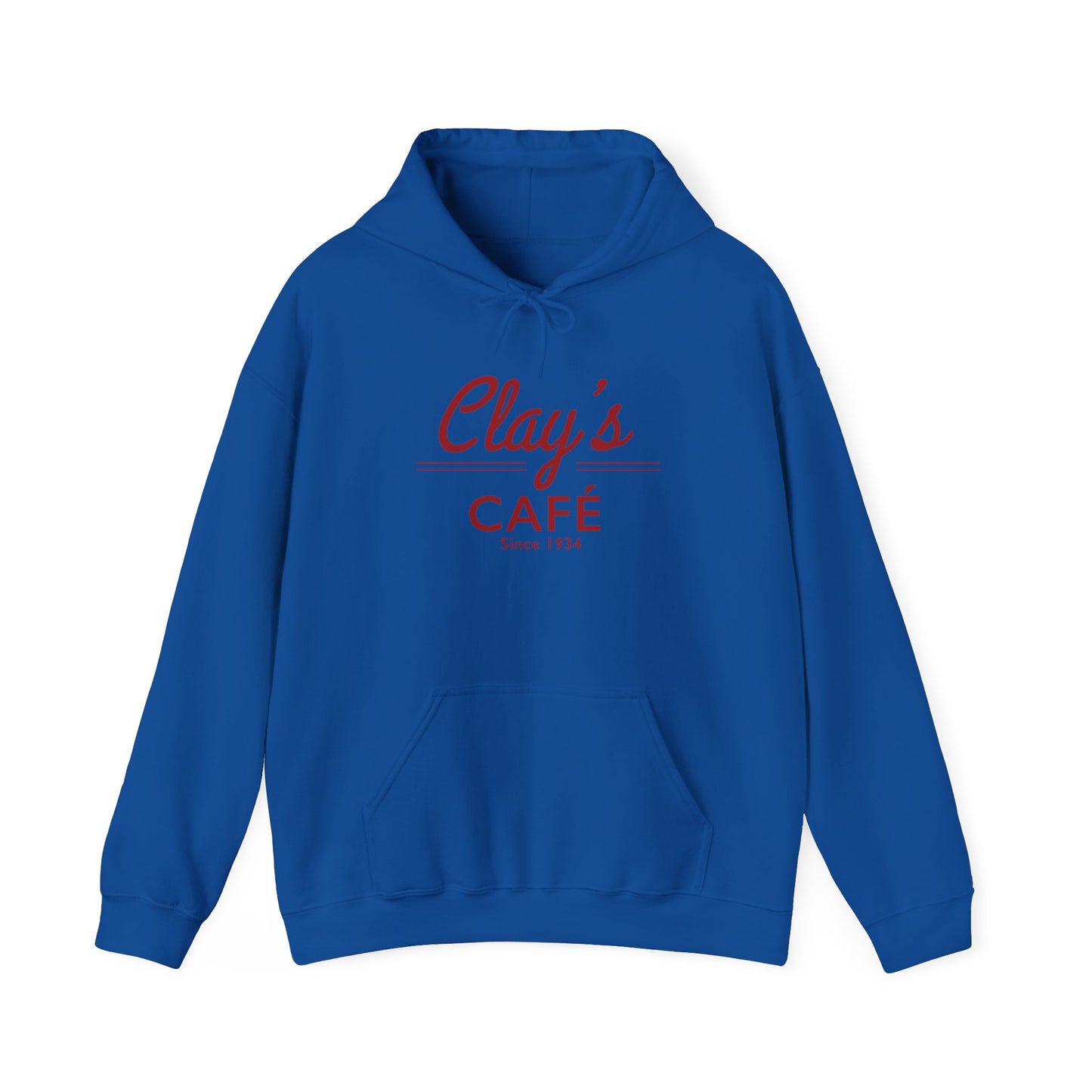 Clay's Café Love Unisex Hoodie, Cozy Cafe Sweatshirt, Perfect Gift for Foodies, Casual Wear for Every Occasion, Holiday & Everyday Style