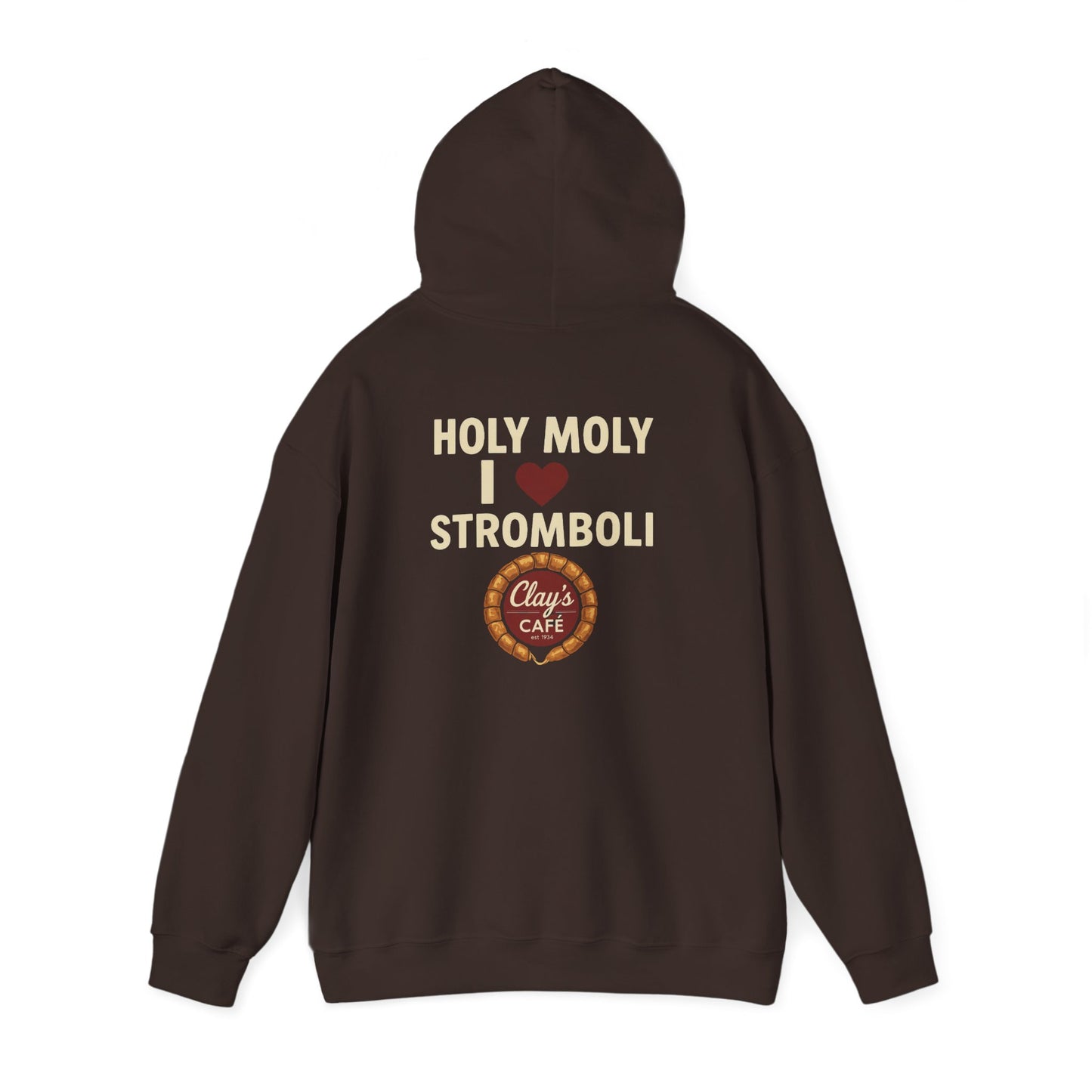 Clay's Café Love Unisex Hoodie, Cozy Cafe Sweatshirt, Perfect Gift for Foodies, Casual Wear for Every Occasion, Holiday & Everyday Style