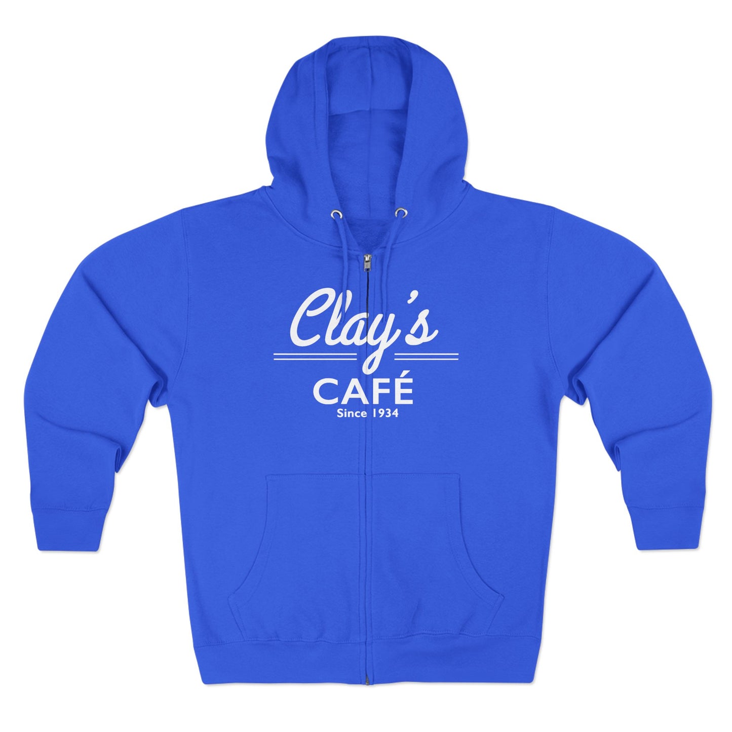 Clay's Café Unisex Zip Hoodie, Cozy Casual Wear, Great for Coffee Lovers, Perfect Gift for Friends and Family, Ideal for Everyday Use, [...]