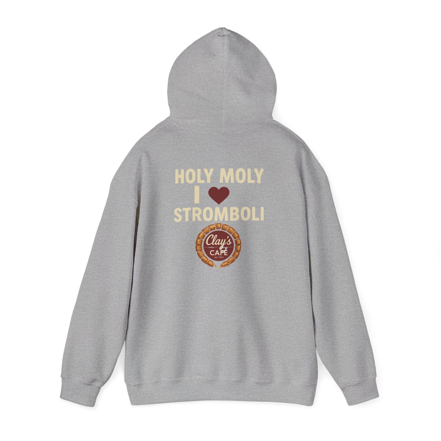 Clay's Café Love Unisex Hoodie, Cozy Cafe Sweatshirt, Perfect Gift for Foodies, Casual Wear for Every Occasion, Holiday & Everyday Style