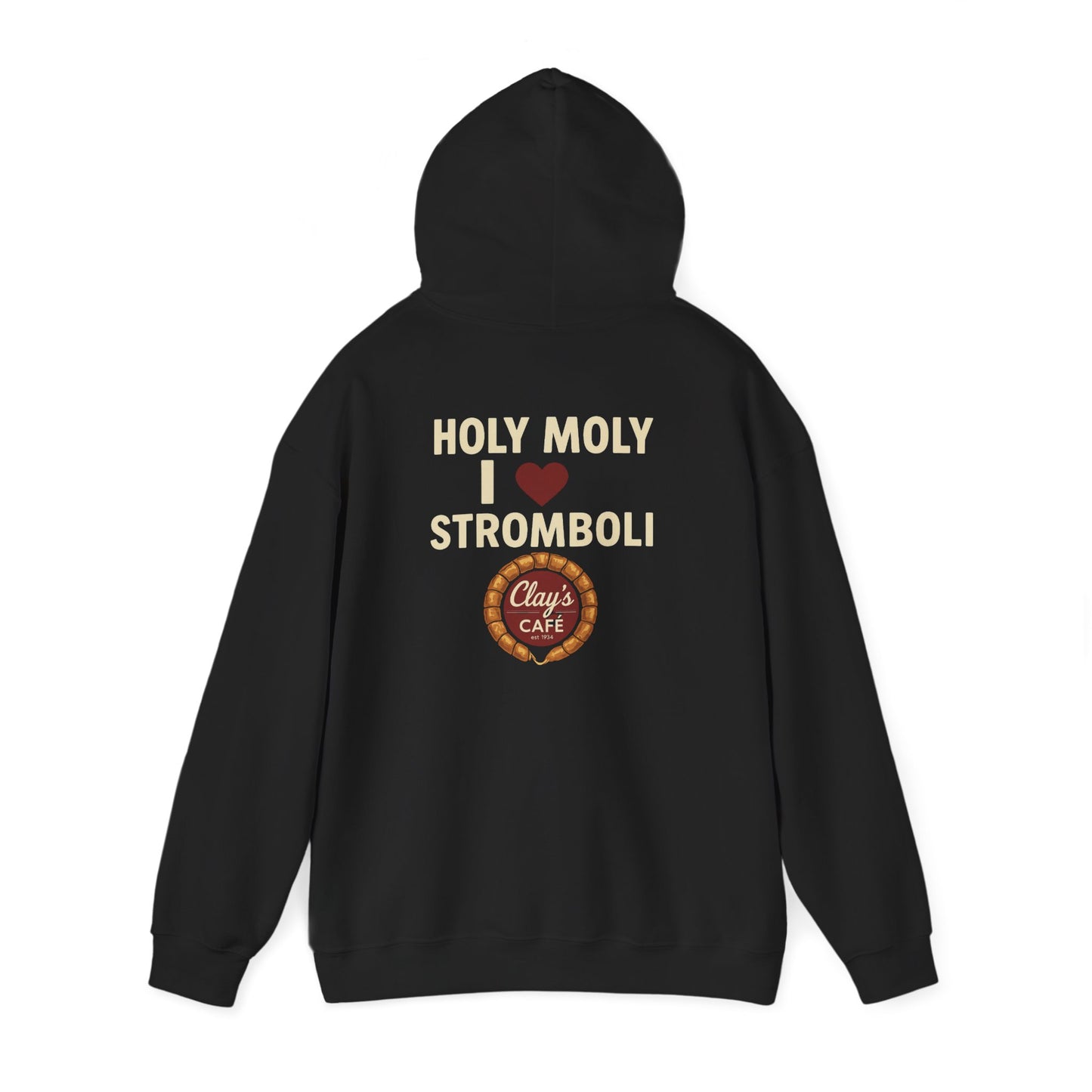 Clay's Café Love Unisex Hoodie, Cozy Cafe Sweatshirt, Perfect Gift for Foodies, Casual Wear for Every Occasion, Holiday & Everyday Style