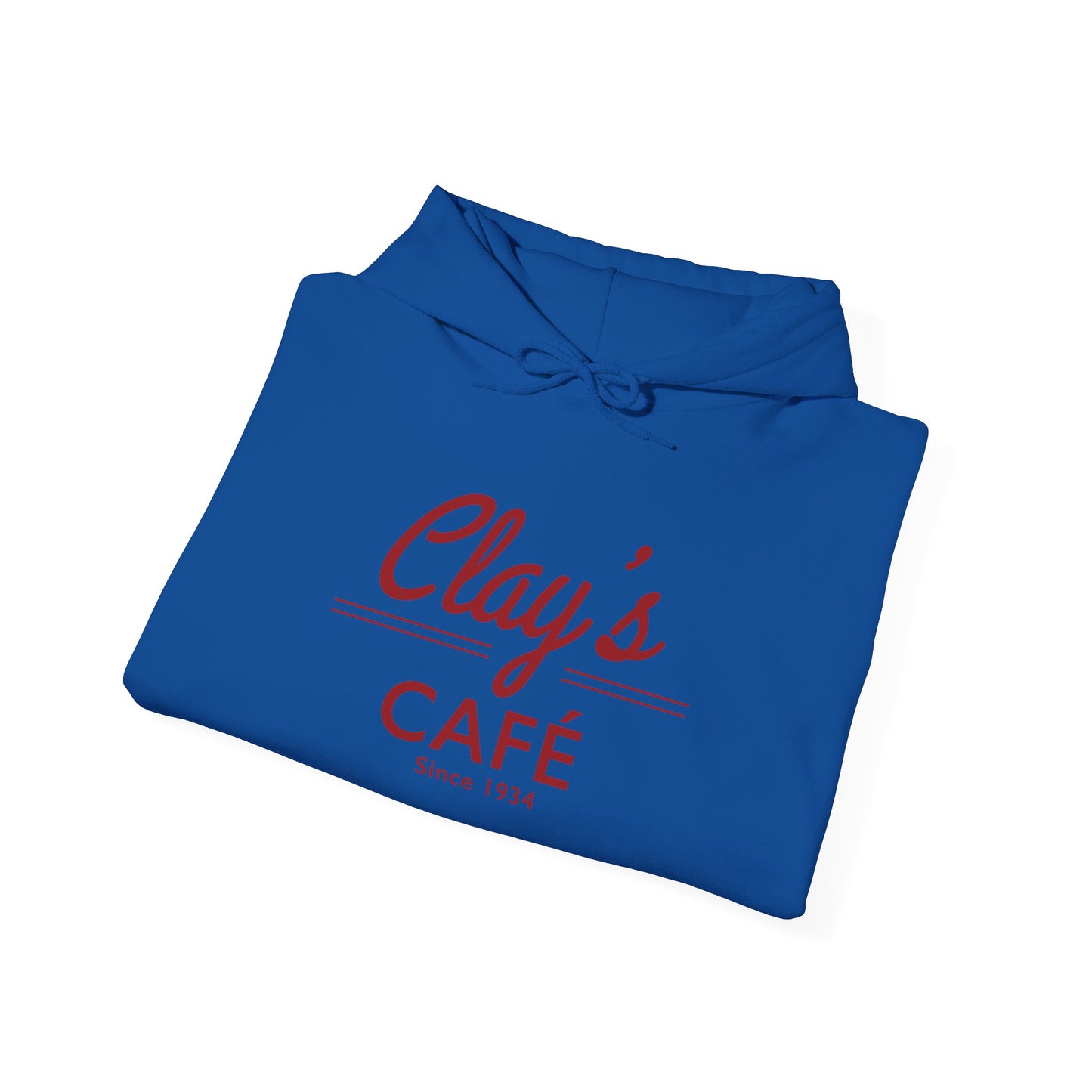 Clay's Café Love Unisex Hoodie, Cozy Cafe Sweatshirt, Perfect Gift for Foodies, Casual Wear for Every Occasion, Holiday & Everyday Style