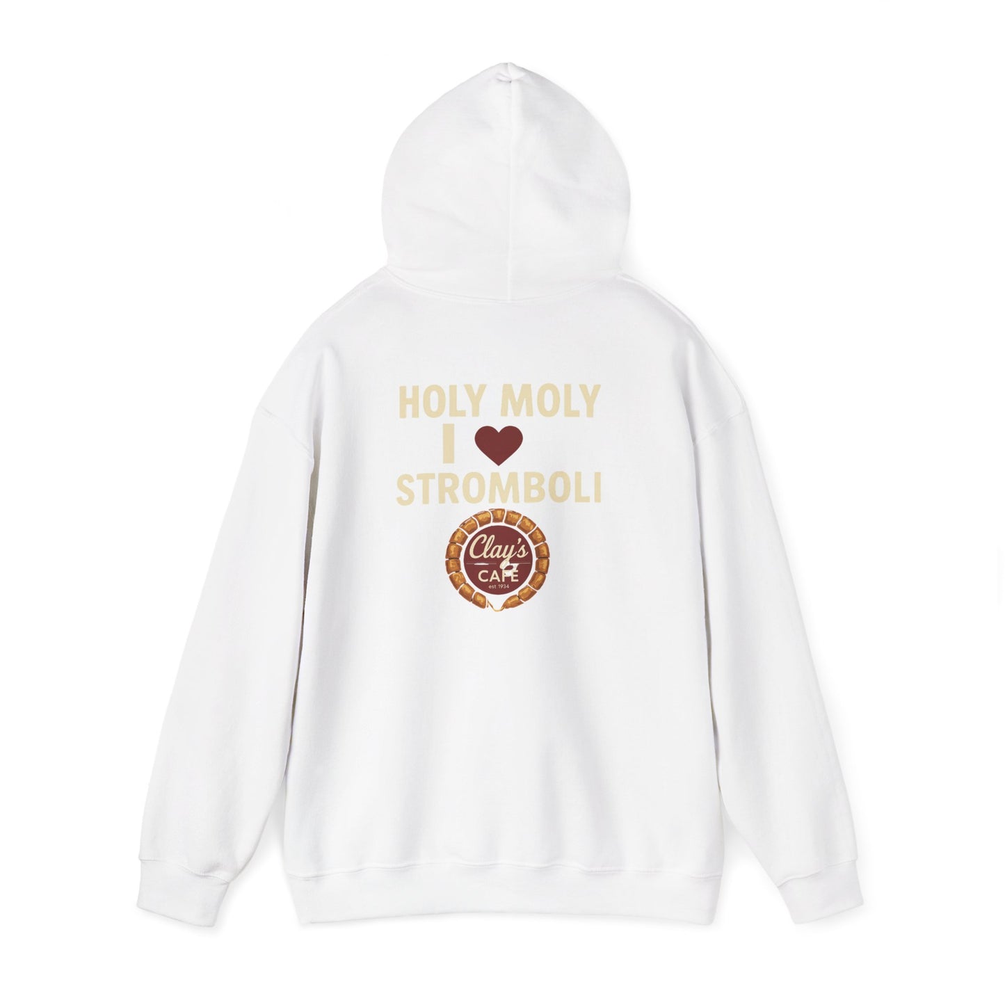 Clay's Café Love Unisex Hoodie, Cozy Cafe Sweatshirt, Perfect Gift for Foodies, Casual Wear for Every Occasion, Holiday & Everyday Style
